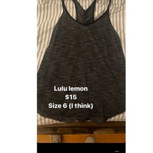 Lulu lemon workout top!